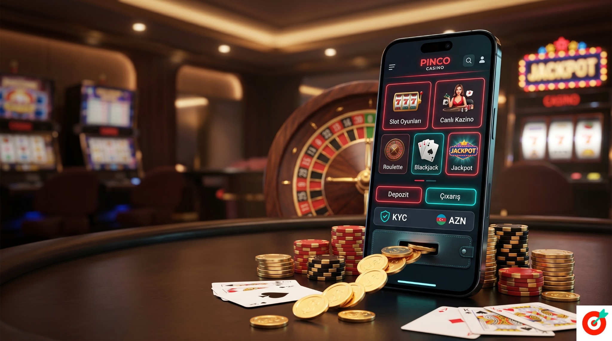 Pinco Casino qeydiyyat forması və hesab təsdiqi mərhələləri